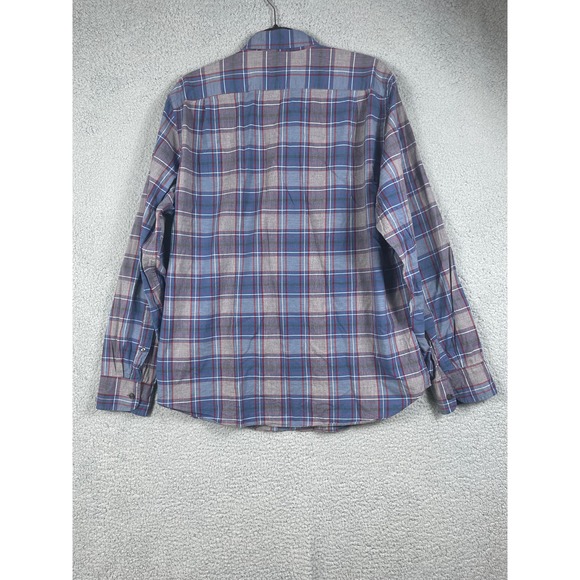 J. Crew Men's Button Up Plaid Shirt Size L Cotton Tailored woven - Picture 2 of 8